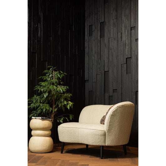 Yvo bijzettafel betonlook naturel