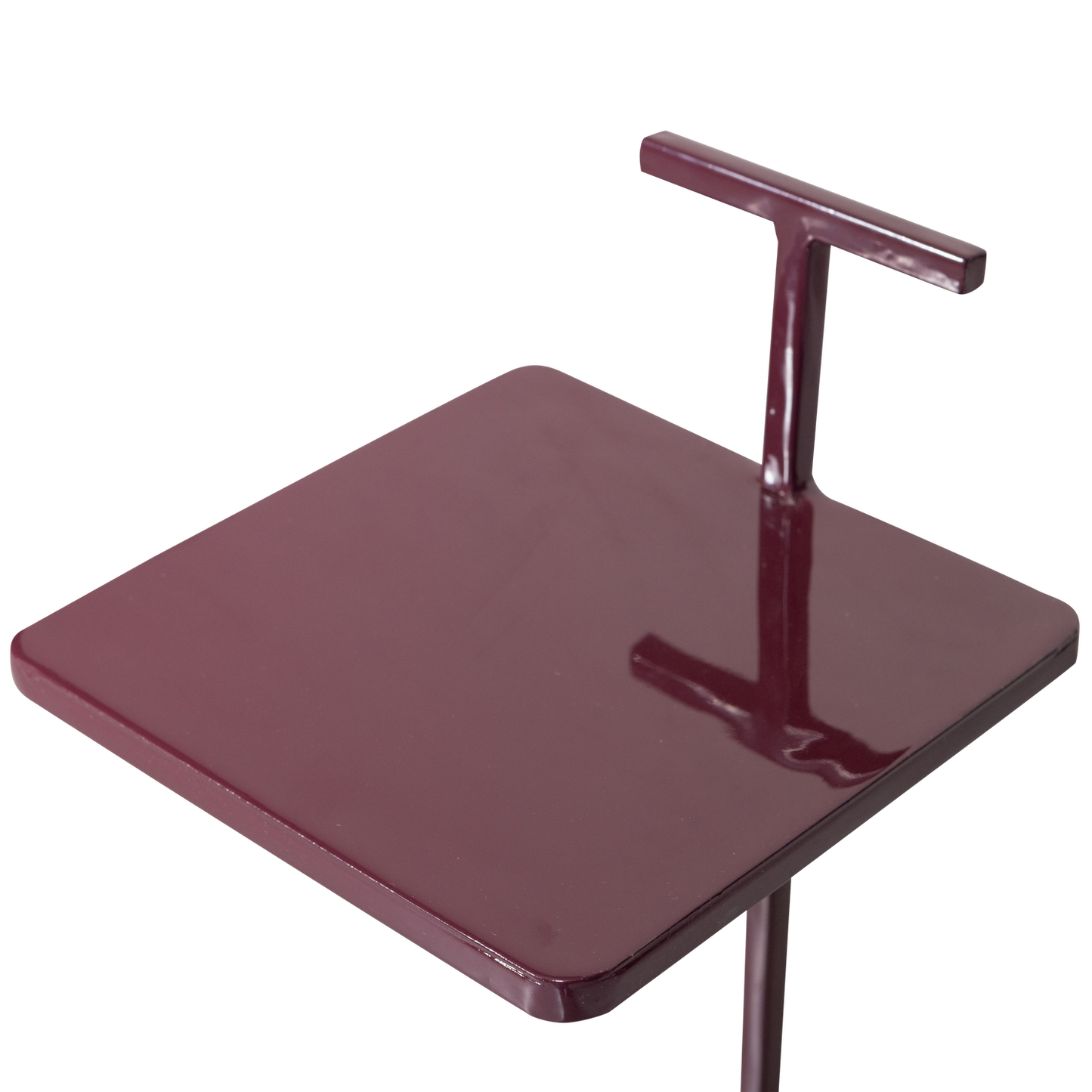 Toste bijzettafel metaal aubergine