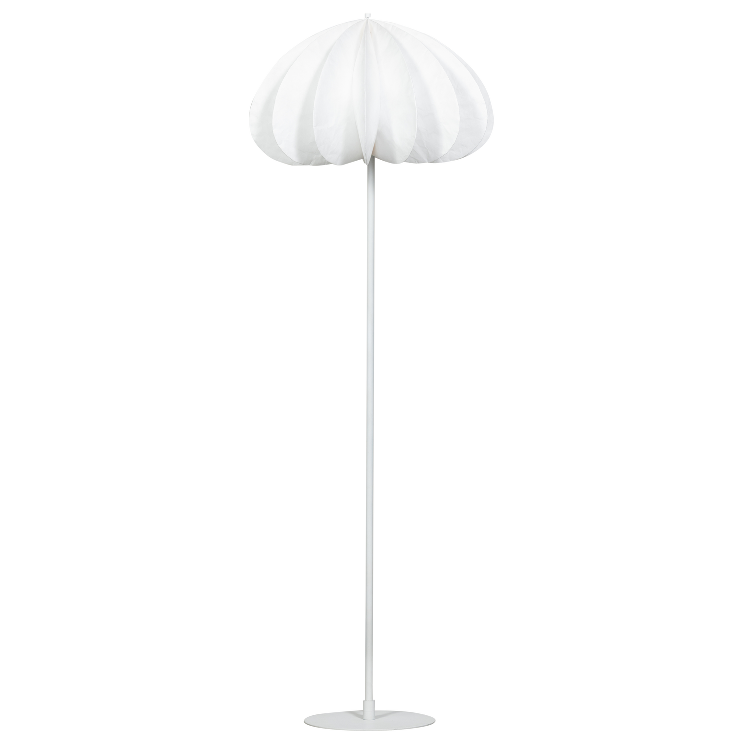 Dalia vloerlamp tyvek papier wit 150xØ50cm