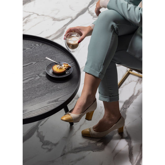 Mesa bijzettafel xl hout zwart 39xø78