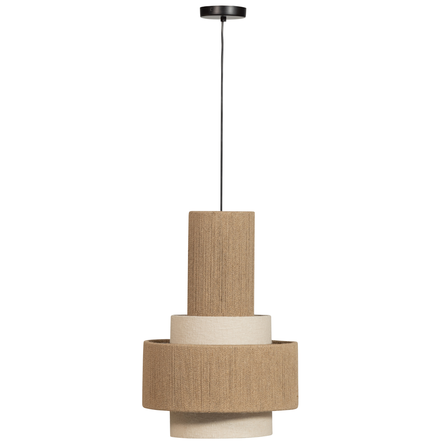 Pelle hanglamp touw naturel