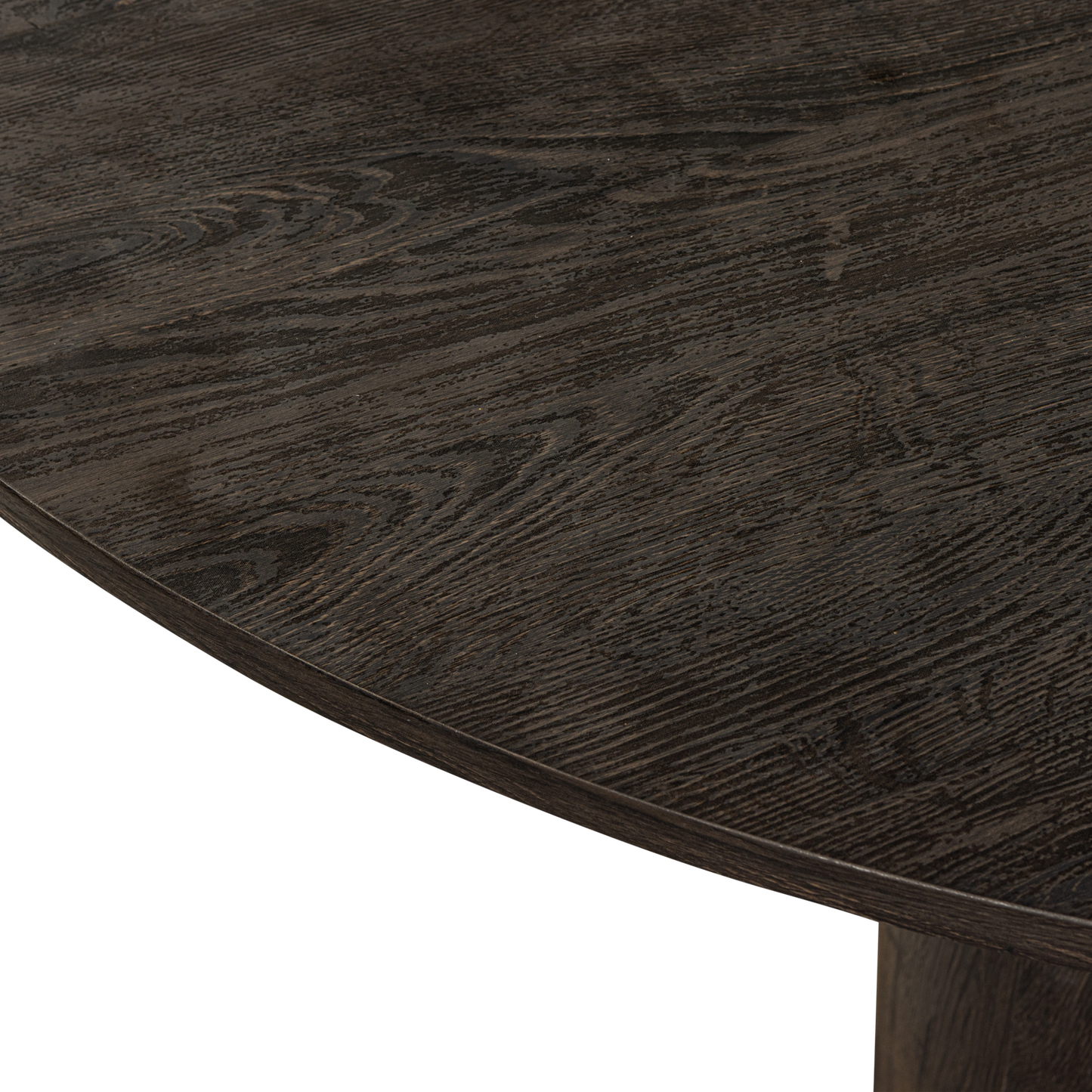 Maan salontafel mdf donkerbruin 35xo100 cm