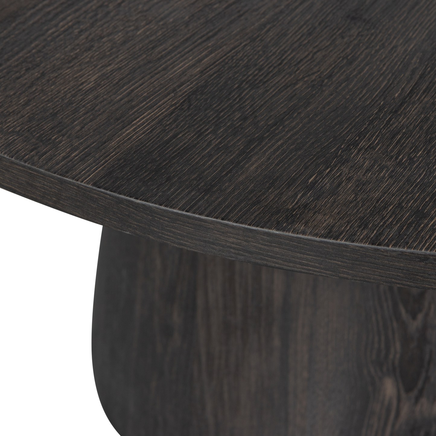 Maan salontafel mdf donkerbruin 45xo60 cm