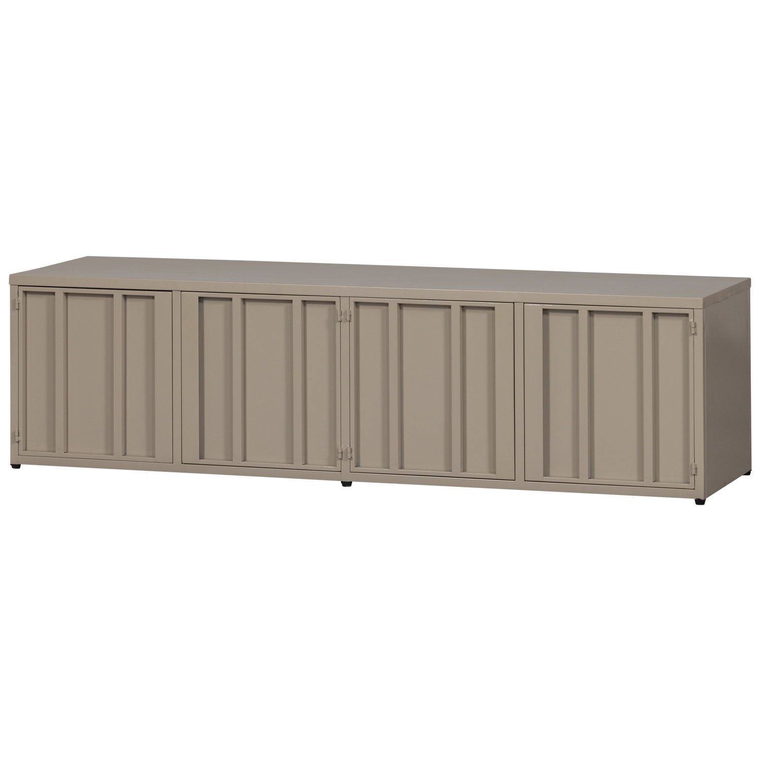 Level tv-meubel metaal zand 44x160cm