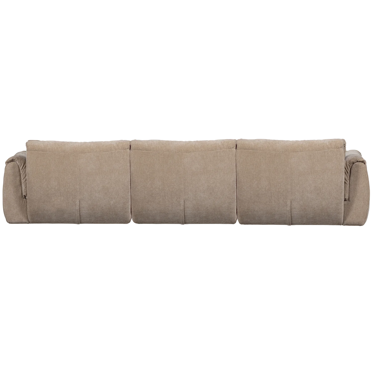 Baggy 3-zits bank 3d chenille zand