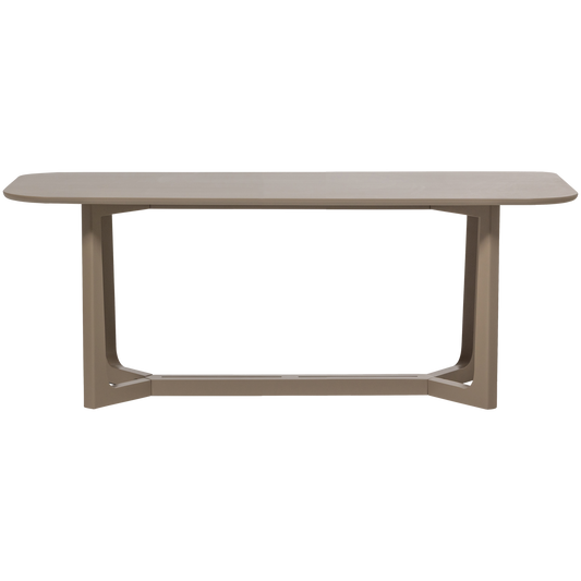 Ferion eettafel mangohout mud 180x90cm