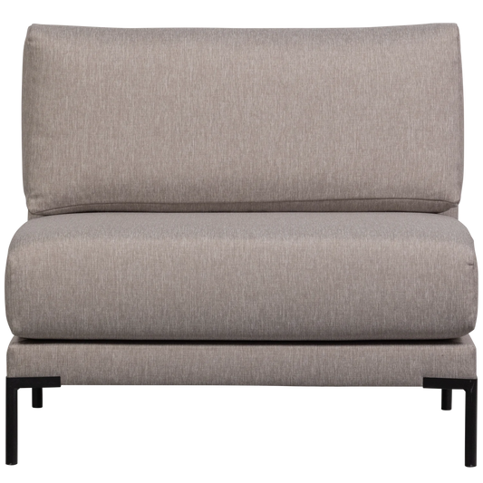 Couple eetbank element 100 cm taupe