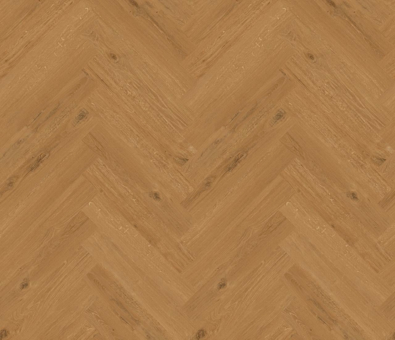 Plak PVC Visgraat - Rustiek eiken