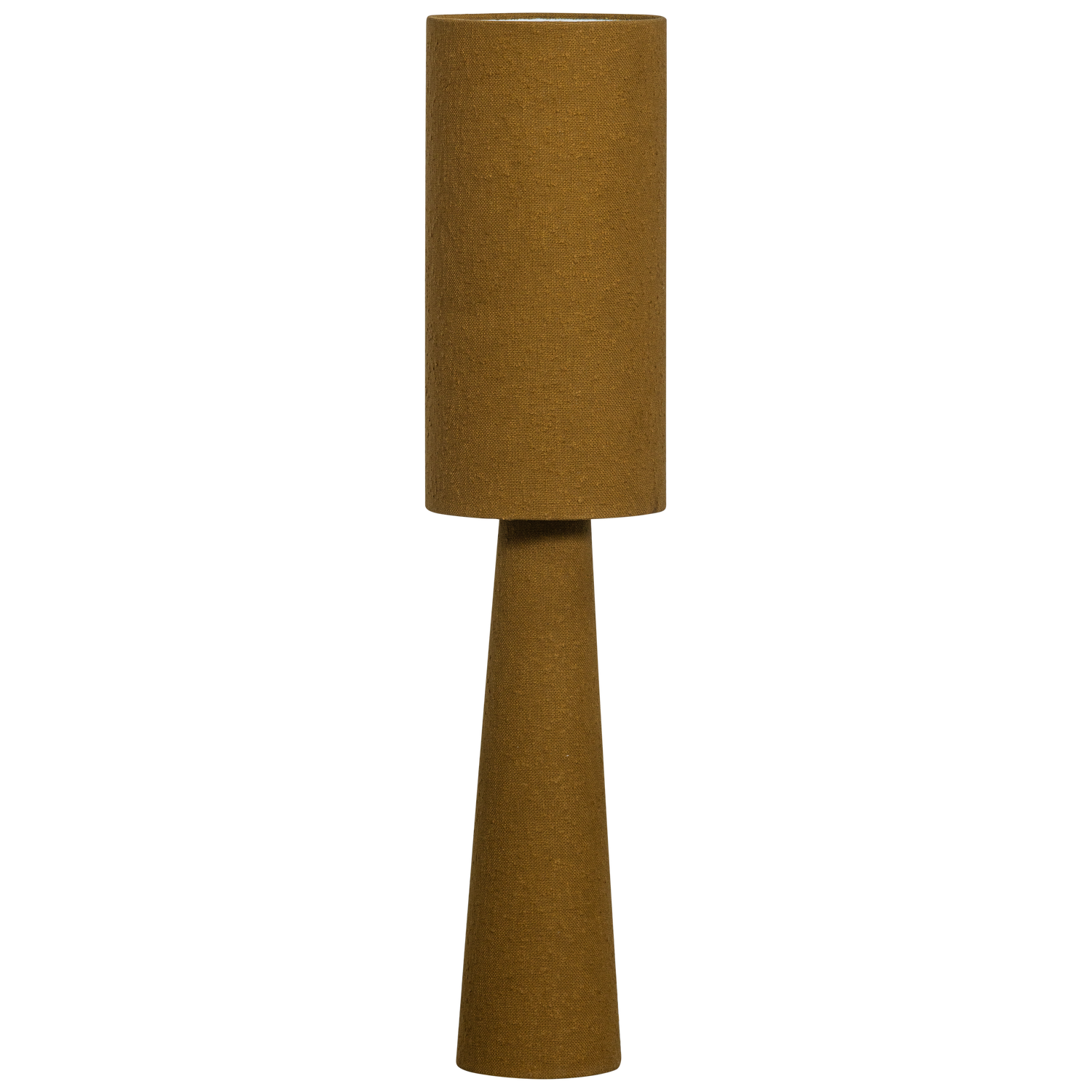 Loft vloerlamp metaal/boucle tapenade 130xØ30cm