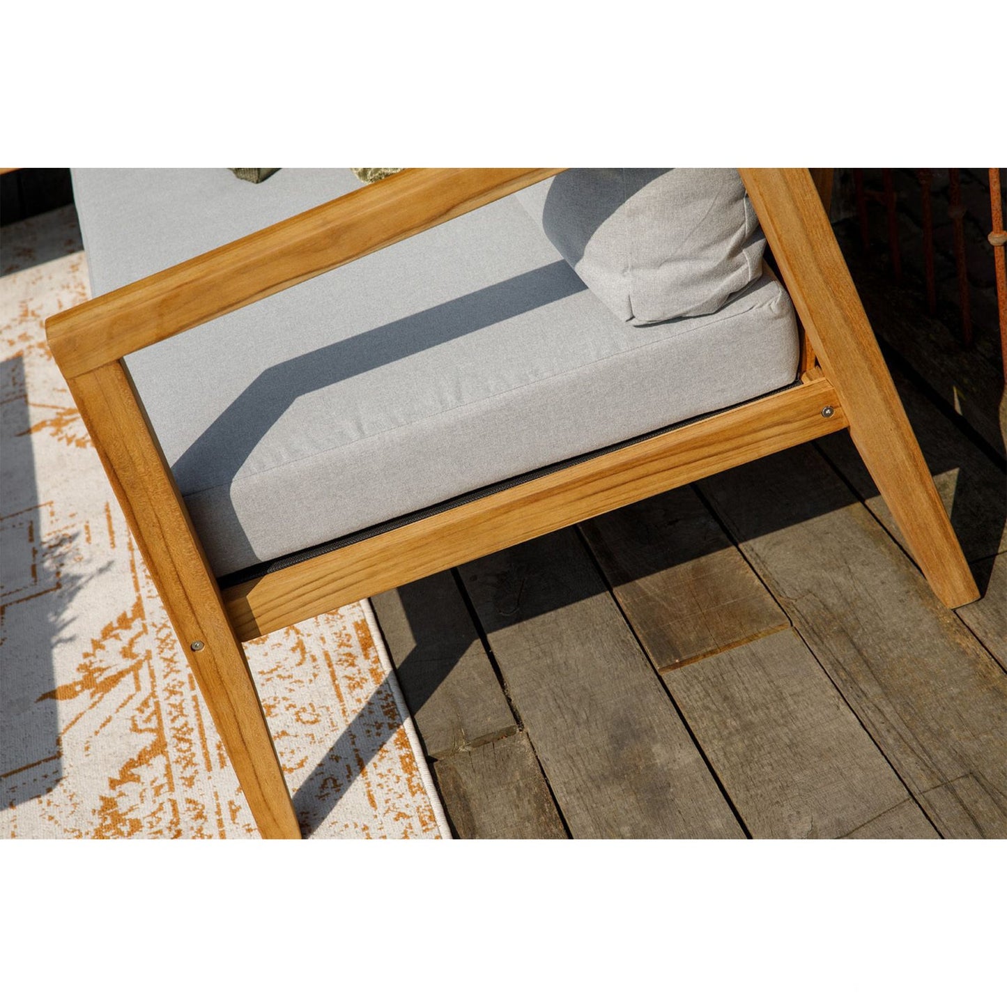 Lucca loungeset tuin teak incl. kussens