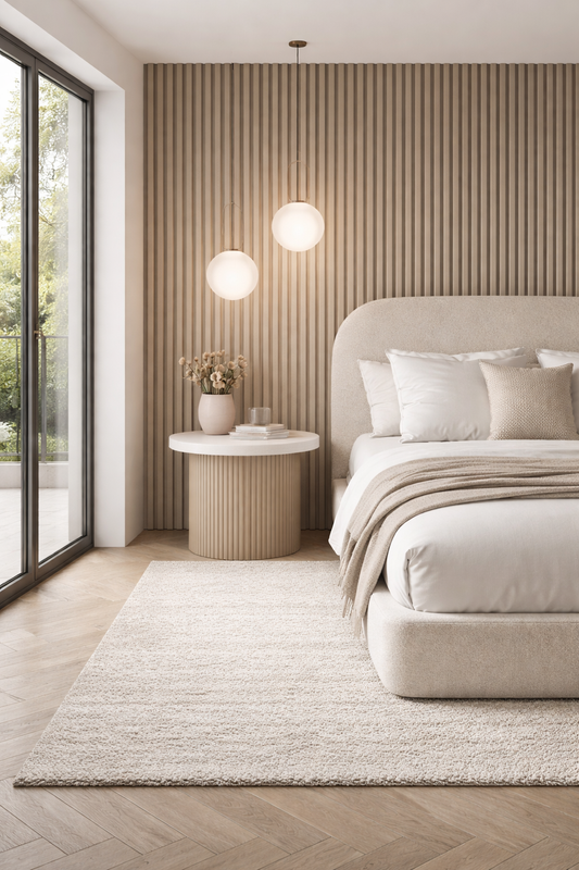 Beige wandpaneel
