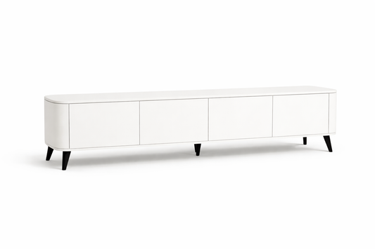 Japandi TV-meubel | Wit | 220x38x30cm