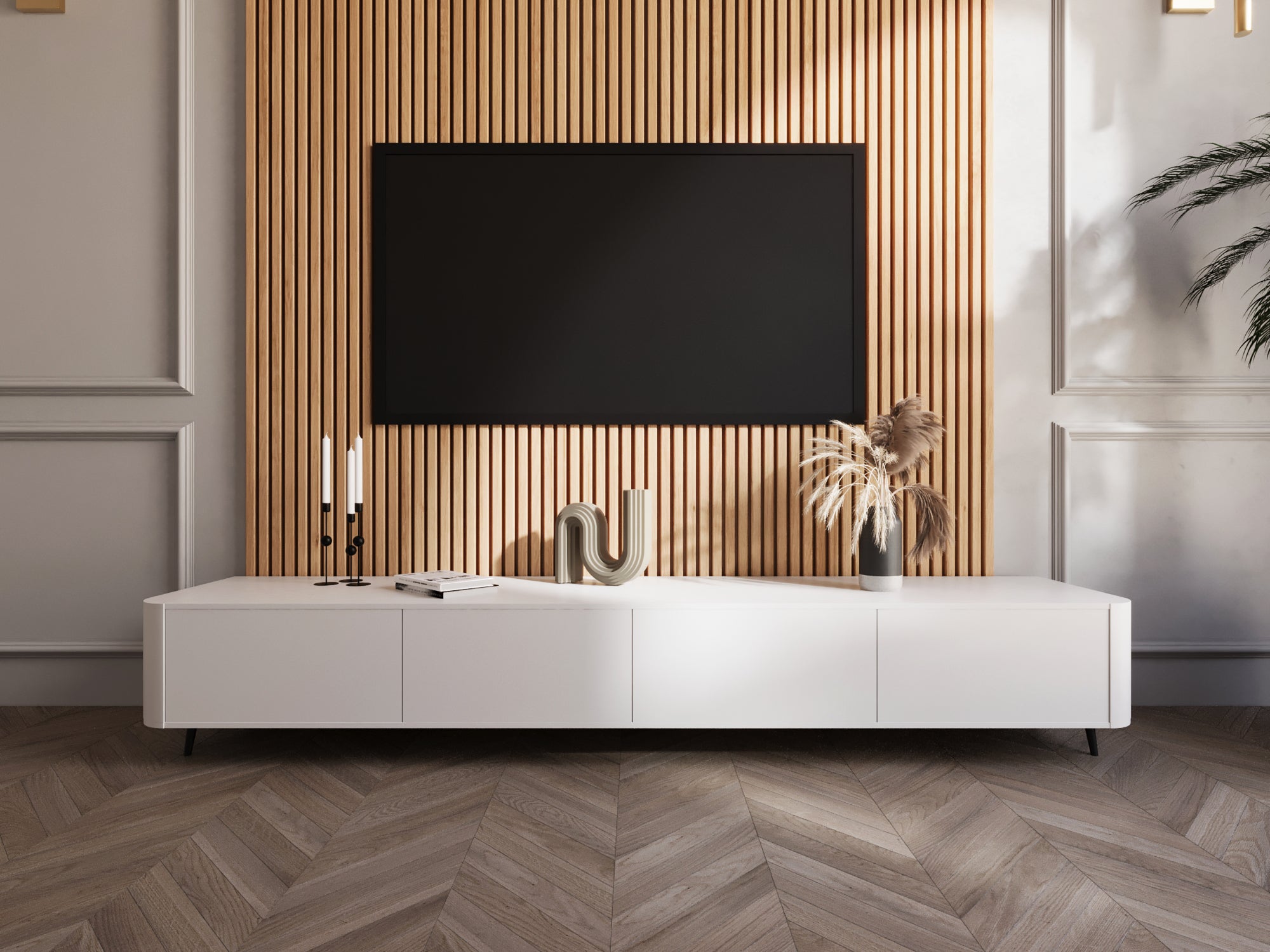 TV meubel - Wit - 220cm