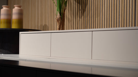 Japandi TV-meubel | Beige | 270x38x30cm