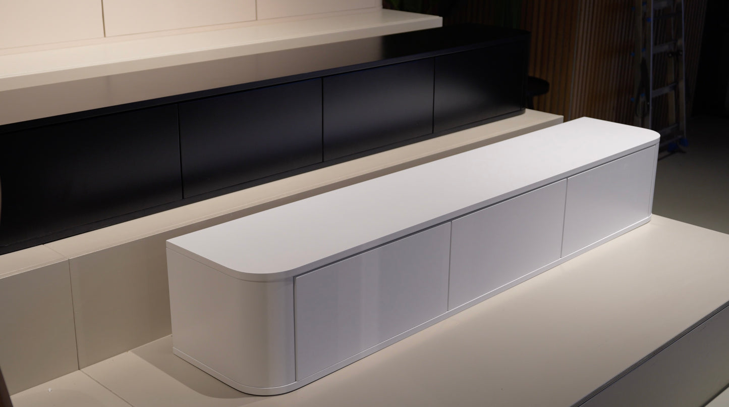 Japandi TV-meubel | Wit | 180x38x30cm