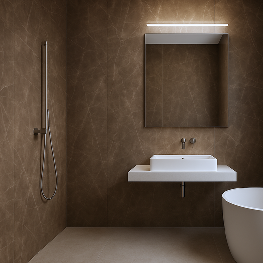 Marmer wandpaneel - Mocca Brown