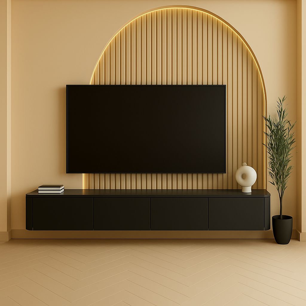 TV meubel zwart japandi