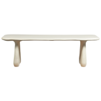 Loggia tuintafel 240x100 cm vezelversterkte polymeer naturel