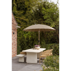 Loggia tuintafel 240x100 cm vezelversterkte polymeer naturel