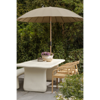 Loggia tuintafel 240x100 cm vezelversterkte polymeer naturel