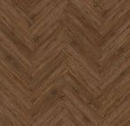 Plak PVC Visgraat - Bruin eiken