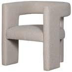 Tiwa fauteuil boucle beige