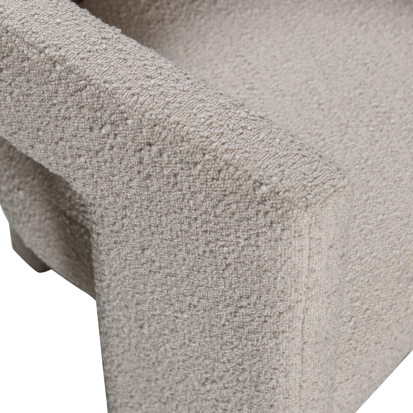 Tiwa fauteuil boucle beige