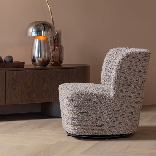 Atty draaifauteuil grove melange beige [fsc]