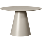 Jorre eettafel mdf militair ø120 cm - antiek beige