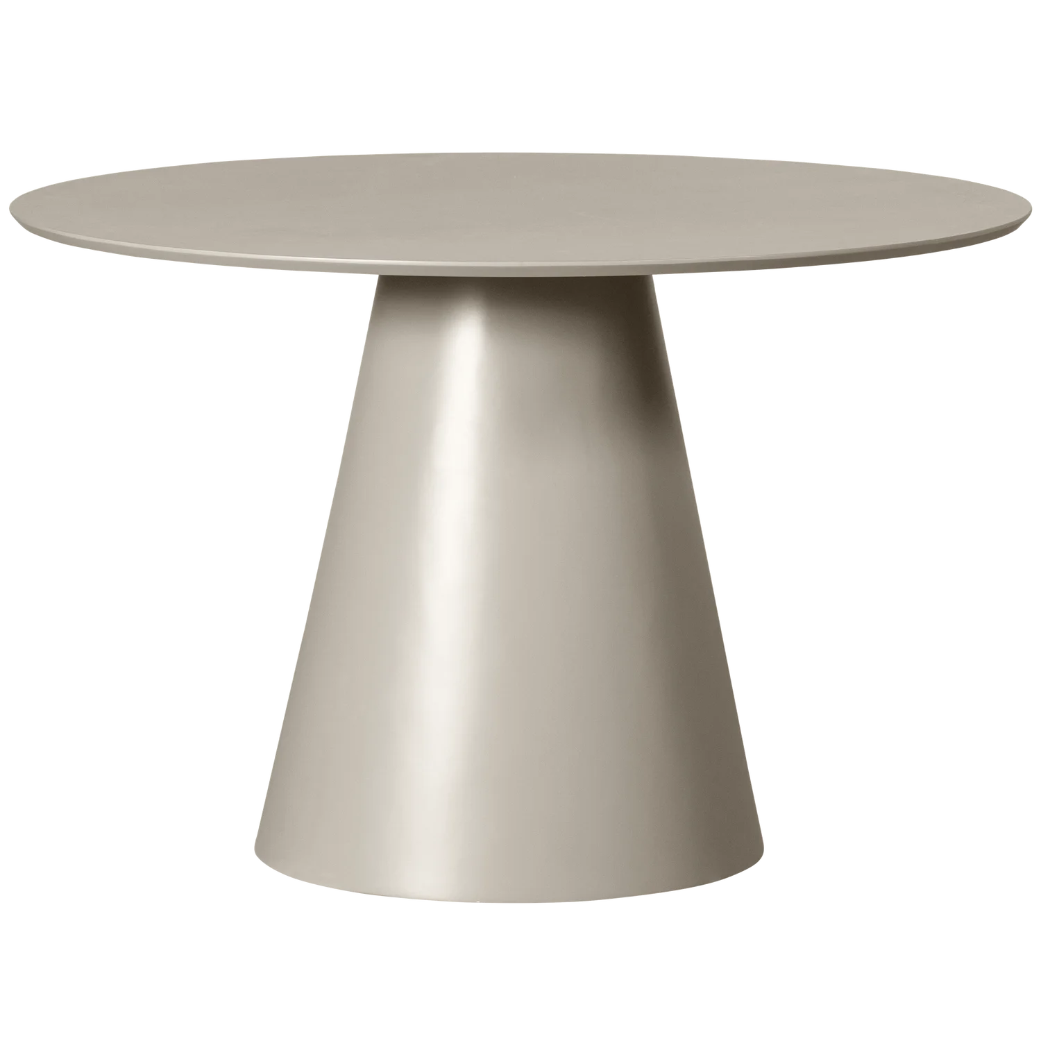 Jorre eettafel mdf militair ø120 cm - antiek beige
