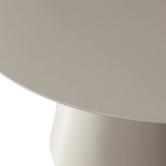 Jorre eettafel mdf militair ø120 cm - antiek beige