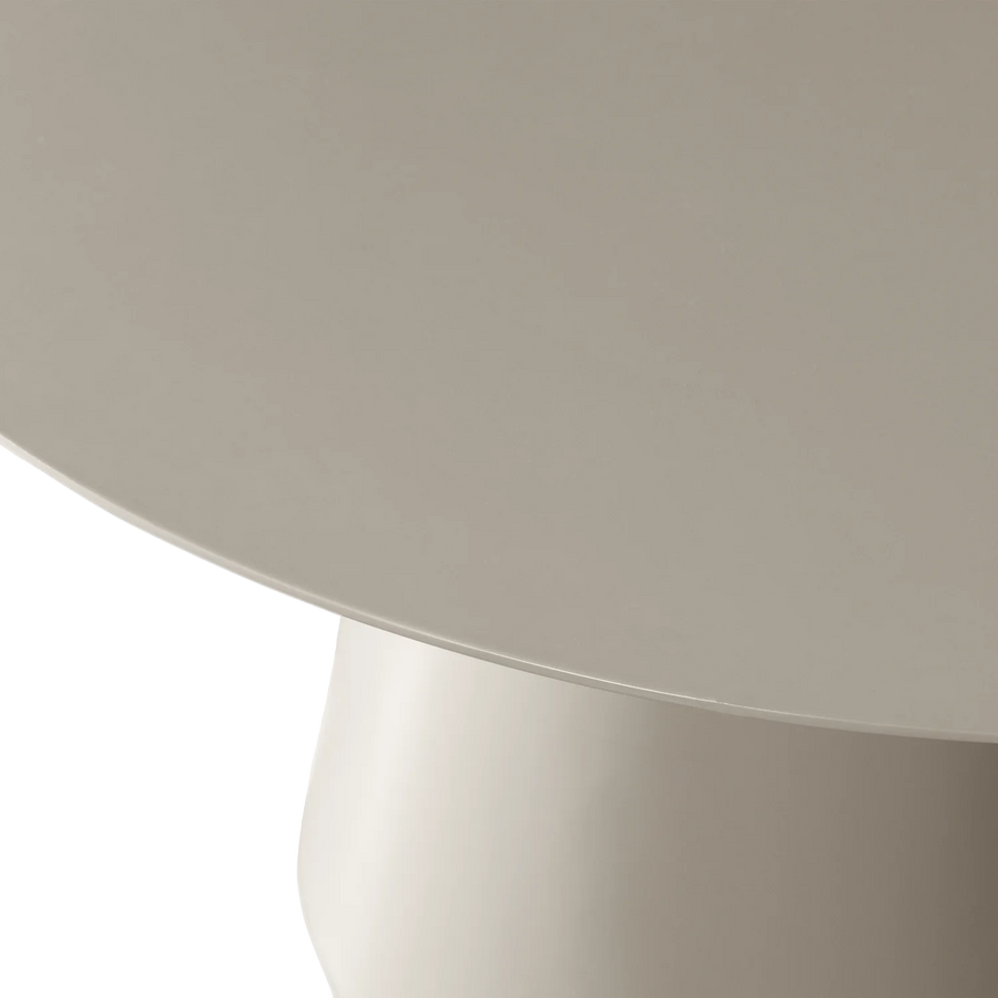 Jorre eettafel mdf militair ø120 cm - antiek beige