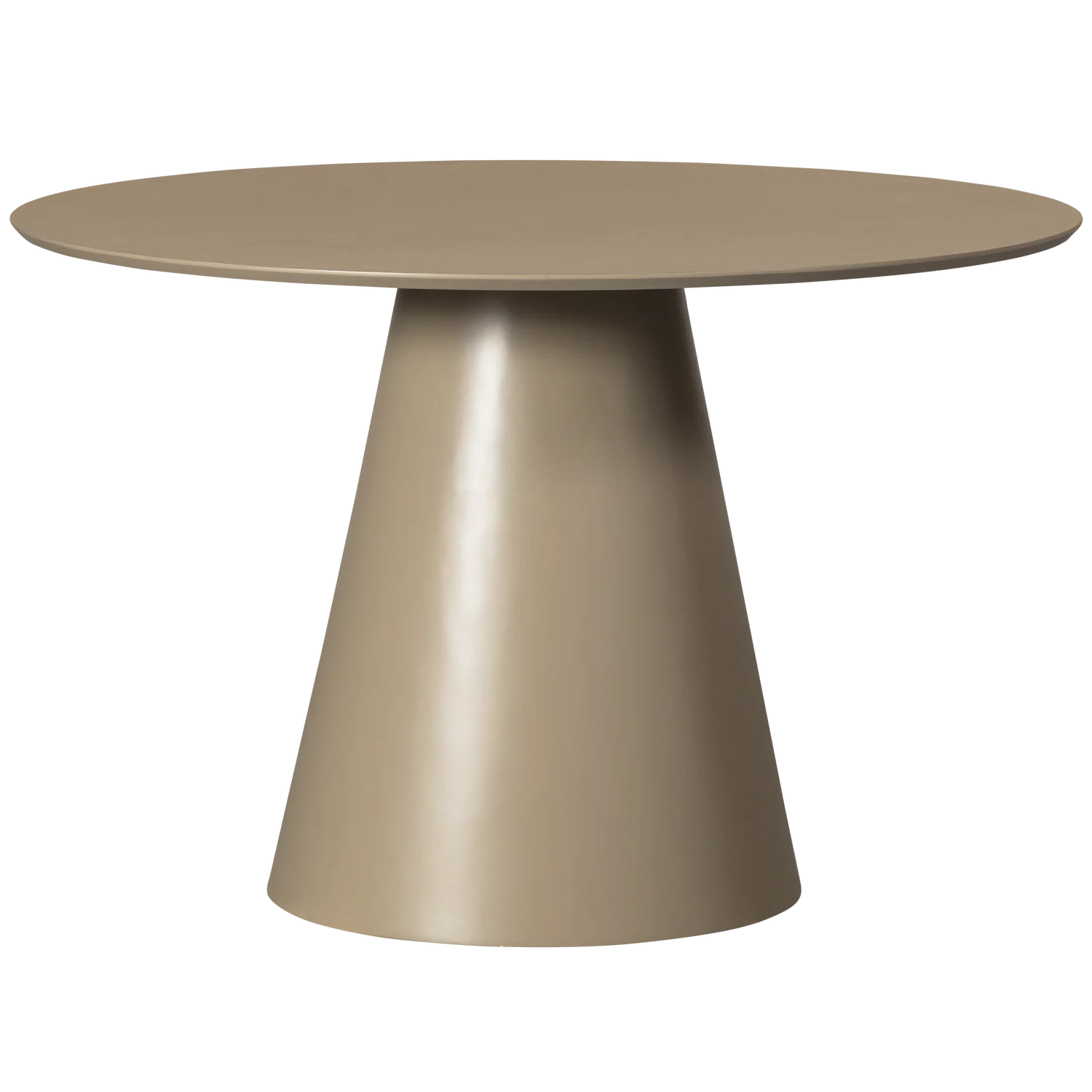 Jorre eettafel mdf militair bruin ø120 cm