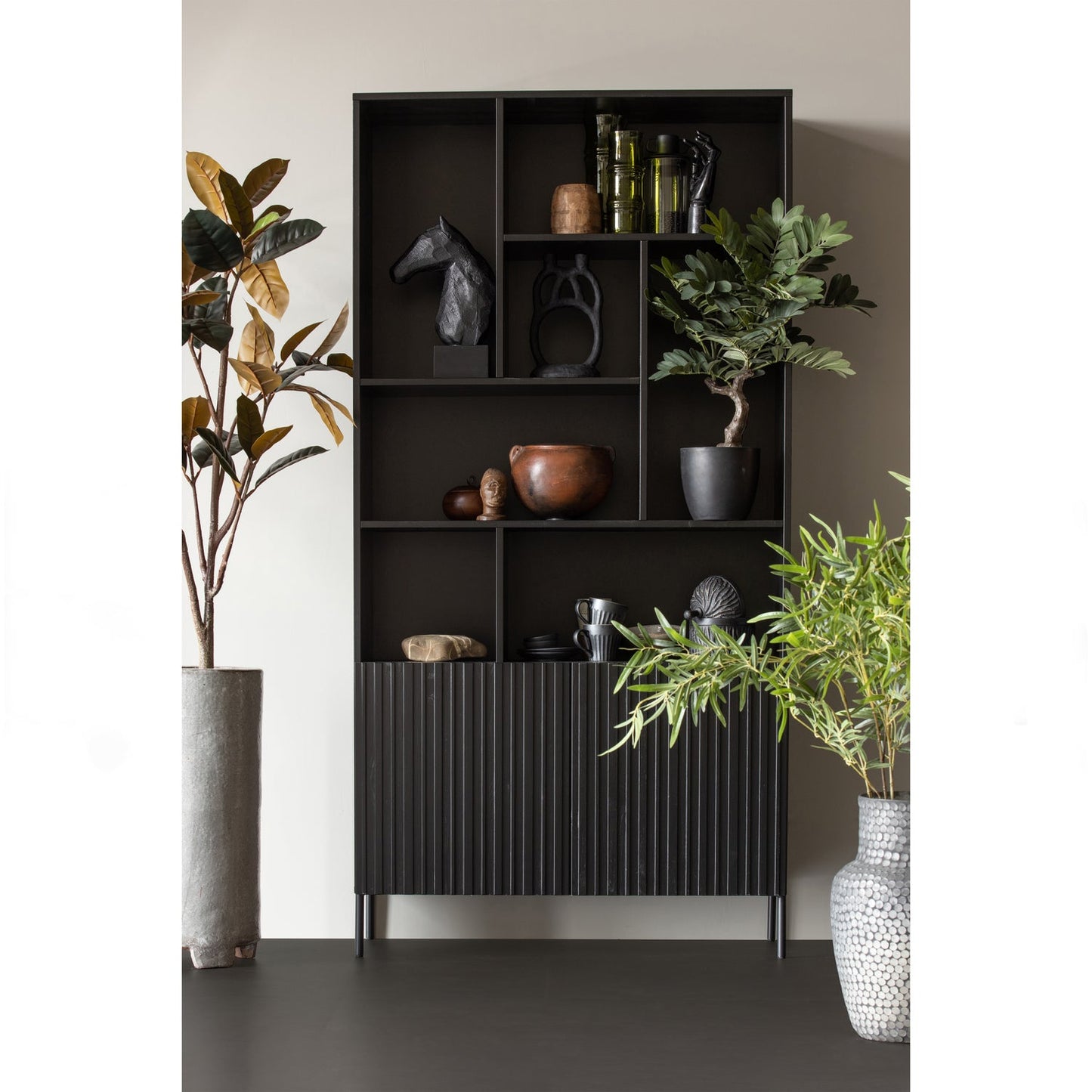 Rubber kunstplant groen 170cm