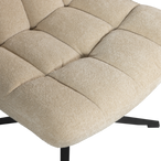 Job draaifauteuil boucle zand