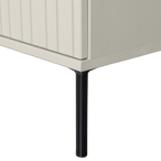 New gravure hoge kast met lade - grenen dust [fsc]