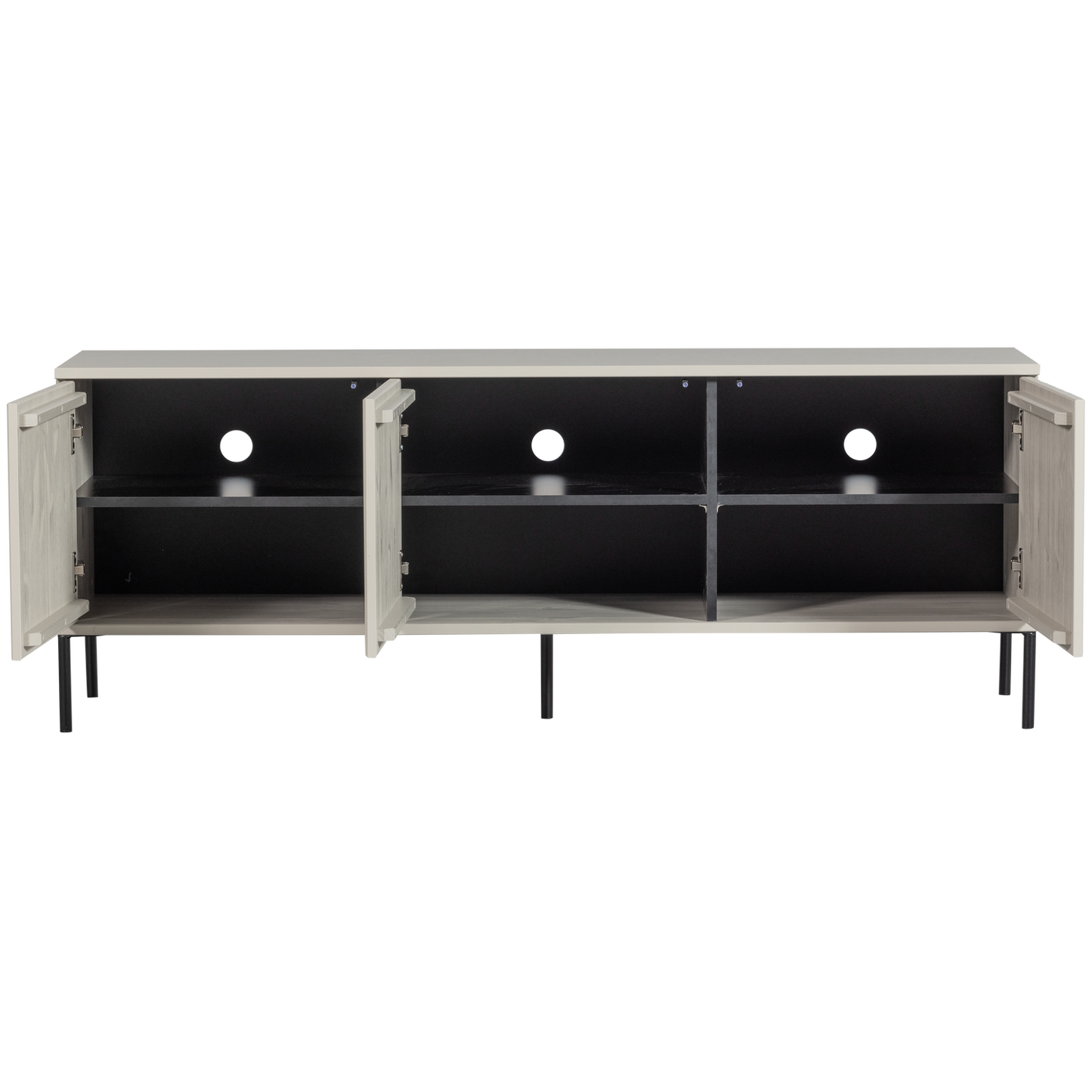 New gravure tv meubel 150 cm grenen dust [fsc]