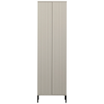 New gravure hoge kast met lade - grenen dust [fsc]