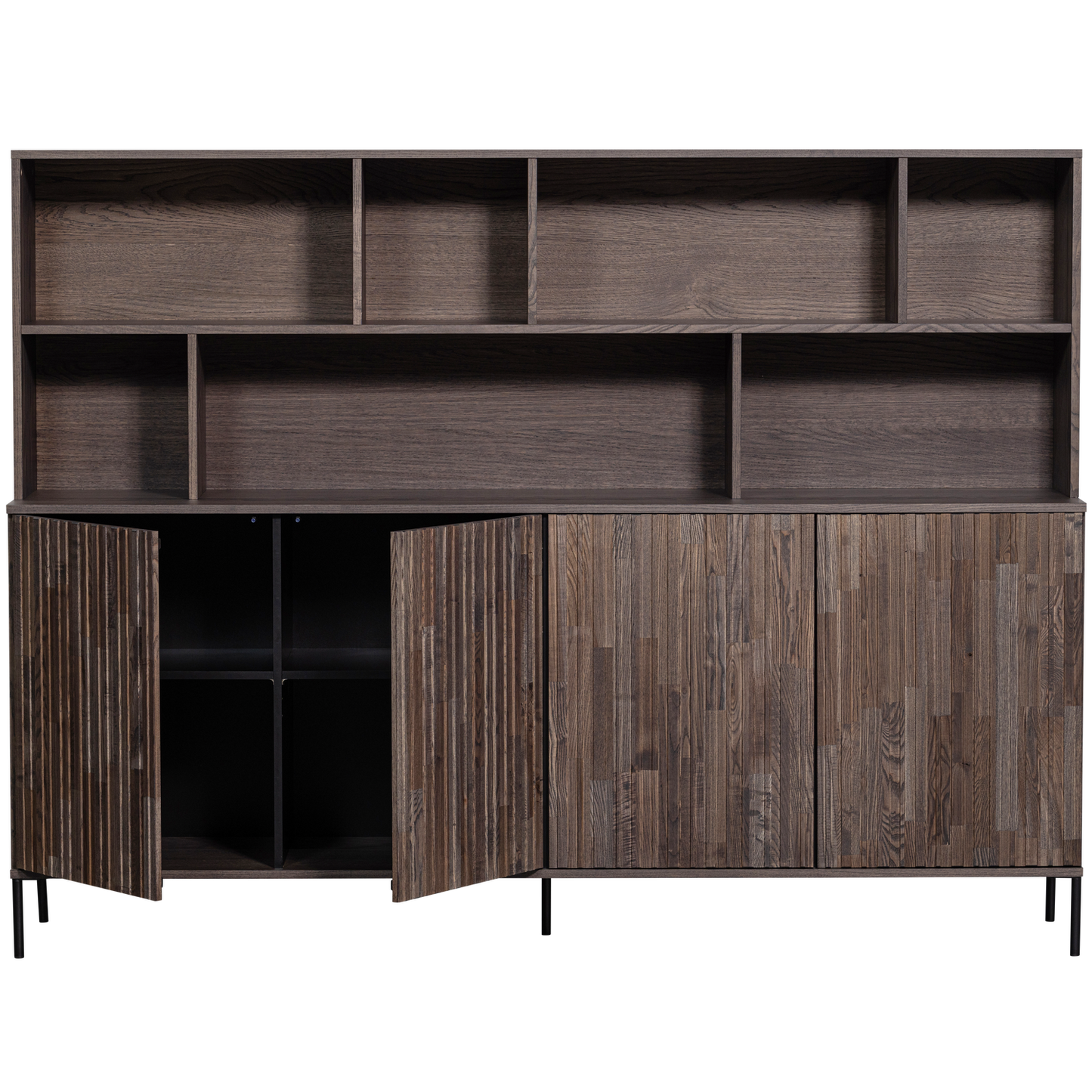 New gravure wandkast essen fineer espresso [fsc]