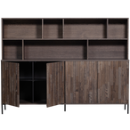 New gravure wandkast essen fineer espresso [fsc]