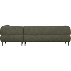 Lloyd hoekbank rechts grof geweven groen melange