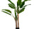 Bananenplant kunstplant groen 138cm