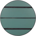 Doutzen spiegel metaal zwart 115cm