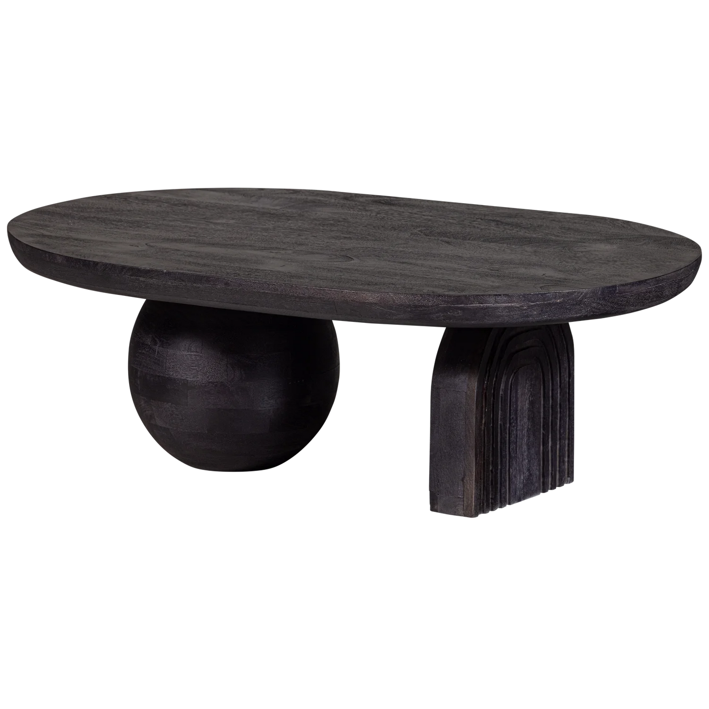 Steppe salontafel mango hout zwart