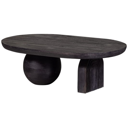 Steppe salontafel mango hout zwart