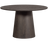 Maan eettafel rond mdf donkerbruin ø120 cm