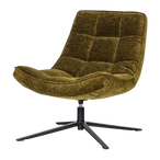 Maudi draaifauteuil chenille structuur groen