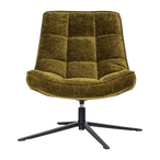 Maudi draaifauteuil chenille structuur groen