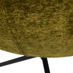 Maudi draaifauteuil chenille structuur groen