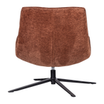 Maudi draaifauteuil chenille structuur bruin